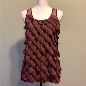 Vanity Ruffled Tank